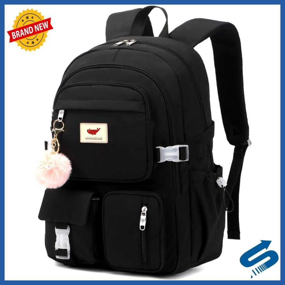 Large Laptop Backpack 15.6 Inch Anti Theft Travel School Bag for Teens Students